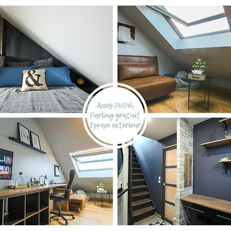 Maisonnette En Duplex Avec Terrasse Breux-Jouy Kültér fotó