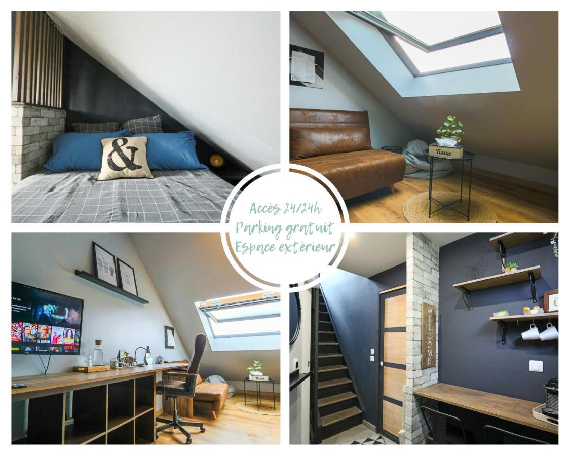 Maisonnette En Duplex Avec Terrasse Breux-Jouy Kültér fotó